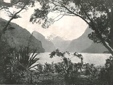 Milford Sound, New Zealand, 1895.  Creator: Burton Brothers.