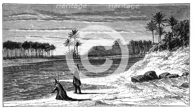 The banks of the Euphrates, c1890. Artist: Unknown