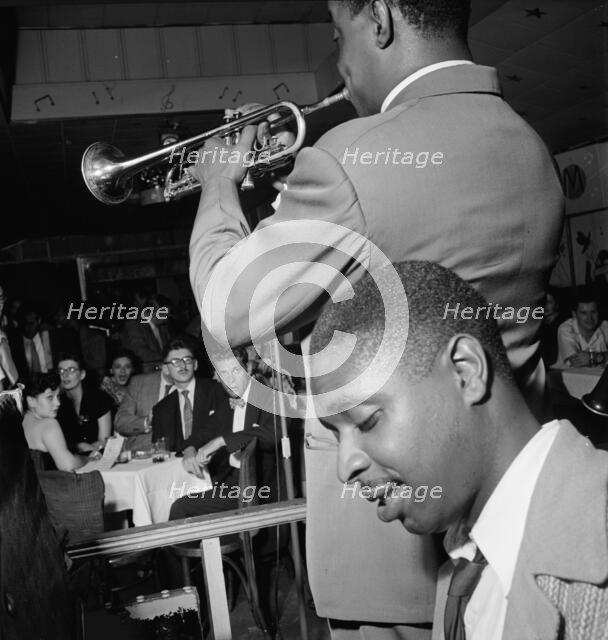 Portrait of Jimmy Jones and Joe Thomas(?), Pied Piper, New York, N.Y., ca. Sept. 1947. Creator: William Paul Gottlieb.