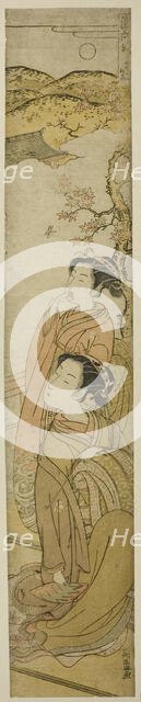 The Autumn Moon at Tokaiji (Tokaiji no shugetsu), from the series "Eight..., c. 1773/75. Creator: Isoda Koryusai.