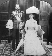 King George V (1865-1935) and Queen Mary (1867-1953), early 20th century.Artist: HD Girdwood