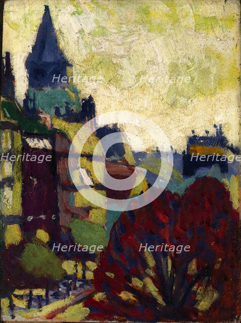 St. Germain des Pres, 1909-1912. Creator: Henry Lyman Saÿen.