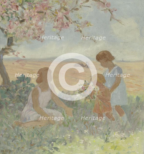 The plain: sketch for the playground of the girls' school in rue Dupleix..., c.1933.  Creator: Henri Nozais.