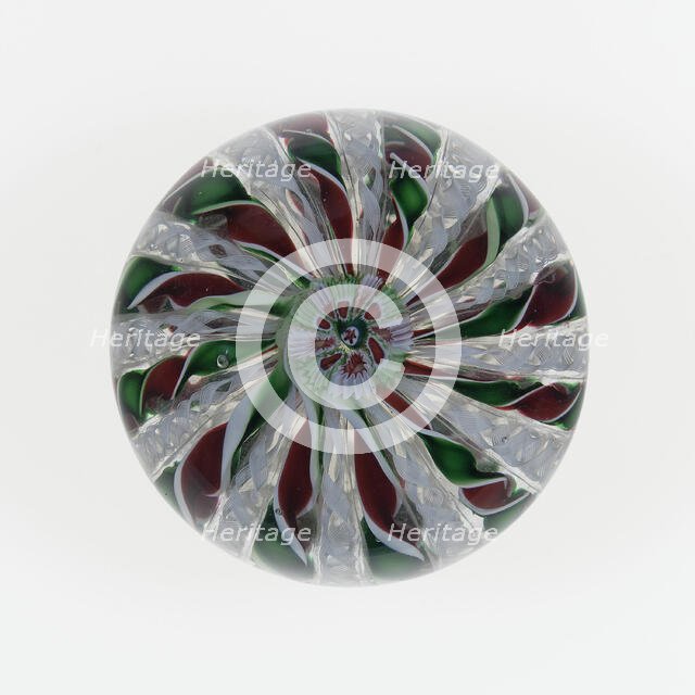 Paperweight, France, c. 1845-60. Creator: Saint-Louis Glassworks.