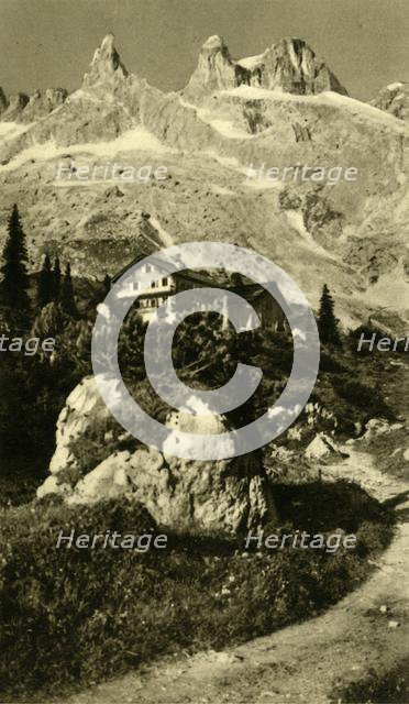 The Lindauer Hütte at the foot of the Drei Türme, Austria, c1935. Creator: Unknown.