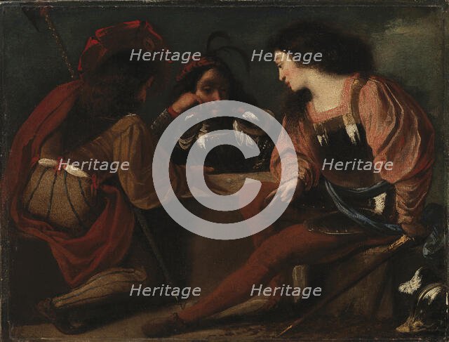 Dice players, 1622-1687. Creator: Pietro della Vecchia.