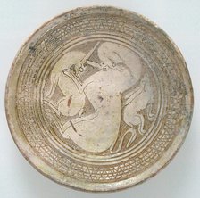 Bowl with Three Animals, Byzantine, 1100-1300. Creator: Unknown.