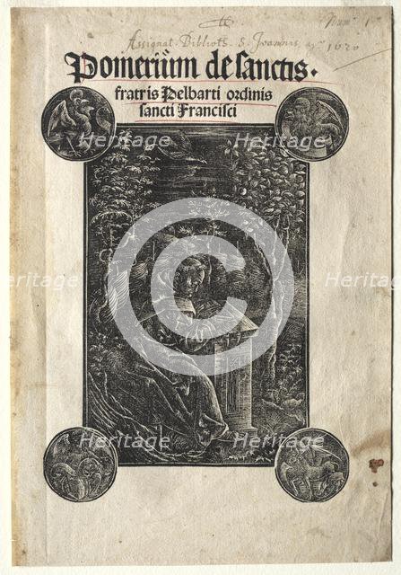 Pelbart of Temesvar Studying in a Garden, 1620. Creator: Johann Otmar(?).