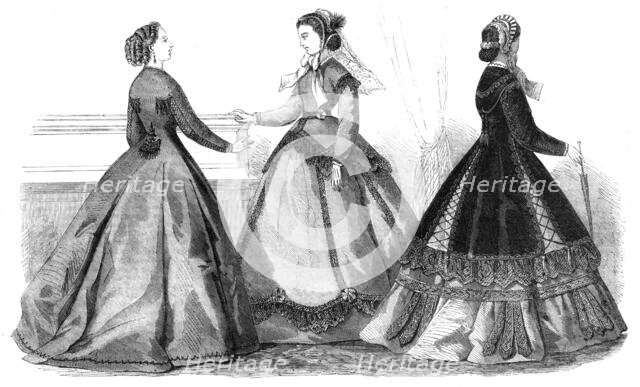 Paris fashions for November, 1865. Creator: Unknown.