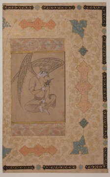 Seated Angel, 17th century. Creator: Unknown.