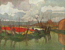 'A Tulip Farm in Holland', c1898. Artist: Nicolaas Wilhelm Jungmann.