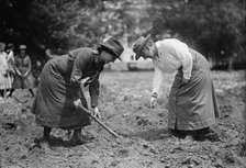 Girl Scouts Gardening, 1917. Creator: Harris & Ewing.