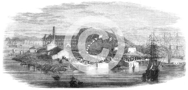 New dry dock at Rio de Janeiro, 1868. Creator: Unknown.