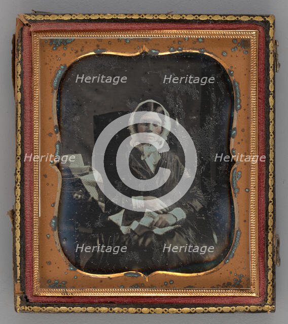 Untitled (Portrait of a Seated Woman), 1854. Creator: Unknown.