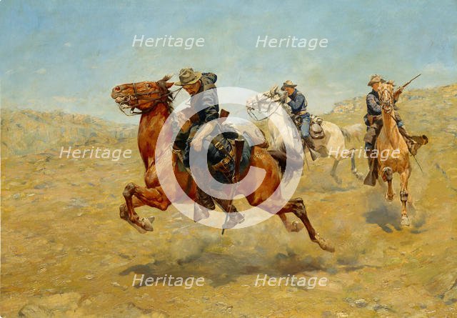 My Bunkie, finished 1899. Creator: Charles Schreyvogel.