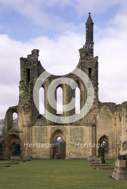 Inside of the west front, Byland Abbey, North Yorkshire, 1999. Artist: Unknown