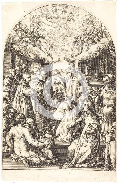 Death of Saint Benedict, 1608/1611. Creator: Jacques Callot.