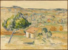 Plaine provençale (Plain in the Provence), 1883-1885. Creator: Cézanne, Paul (1839-1906).