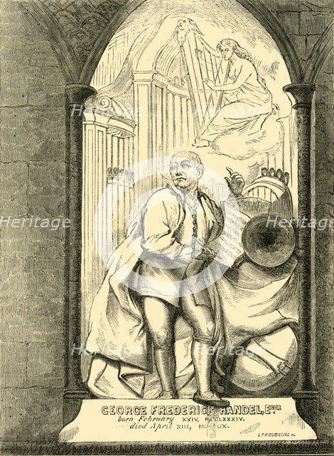 'Handel's Monument', (1881). Creator: Unknown.