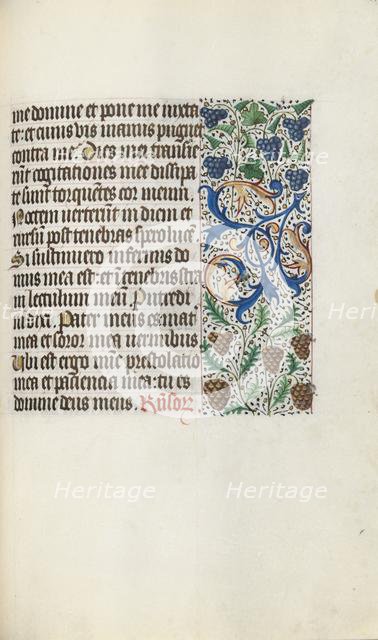 Book of Hours (Use of Rouen): fol. 131r, c. 1470. Creator: Master of the Geneva Latini (French, active Rouen, 1460-80).