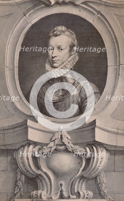 Sir Philip Sidney, English soldier, statesman and poet, c1744 (1894). Artist: Jacobus Houbraken.