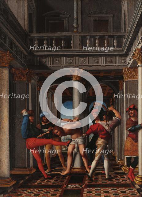 The Flagellation of Christ, 1515-1520. Creator: Zenale, Bernardo (1464-1526).