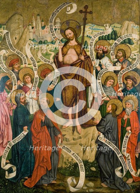 Sending out the apostles. Altar retable from the church in Mikuszowice - the corps., c1470. Creator: Master of Choirs.