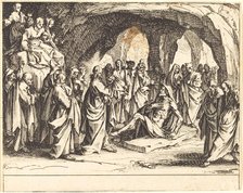 Raising of Lazarus, 1635. Creator: Jacques Callot.