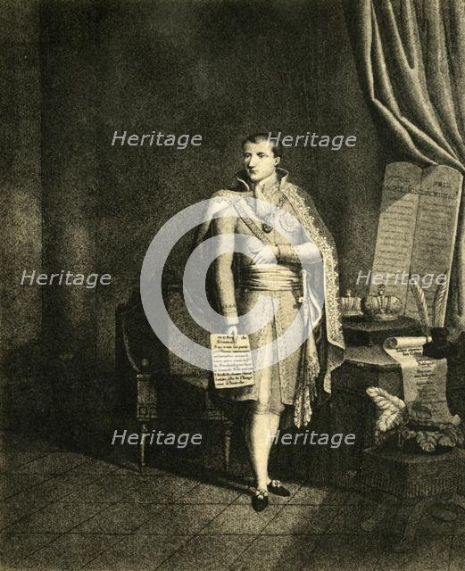 'Napoleon premier Empereur des Français Roi d'Italie', c1810, (1921). Creator: Nicolas Colibert.