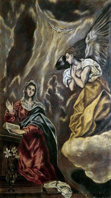 The Annunciation, c. 1610. Creator: El Greco, Dominico (1541-1614).