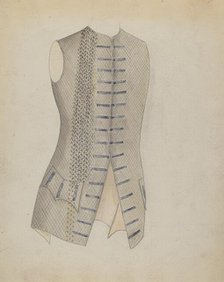 Waistcoat, 1935/1942. Creator: Unknown.