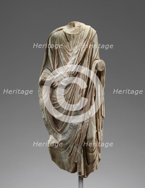 Statue of a Man Wearing a Toga, A.D. 50-100. Creator: Unknown.