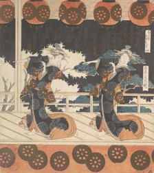 Furuichi Dance (No. 4 of a Set of Four), 19th century. Creator: Gakutei.
