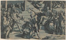 The Martyrdom of Saints Peter and Paul, c. 1530. Creator: Antonio da Trento.