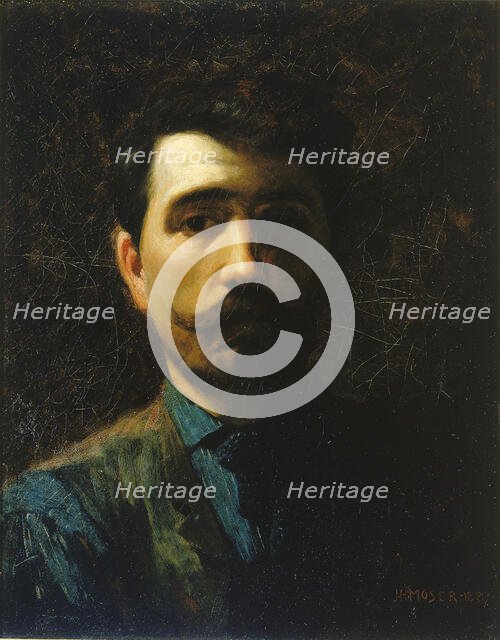 Self-Portrait, 1887. Creator: James Henry Moser.