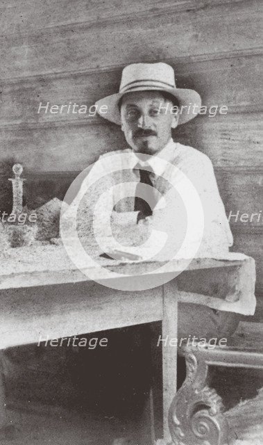 Portrait of the writer and dramatist Boris Konstantinovich Zaytsev (1881-1972), 1930s.