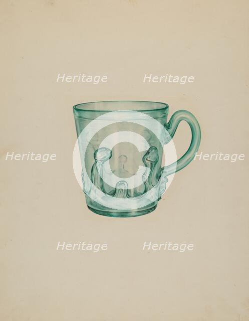 Mug, c. 1939. Creator: Van Silvay.