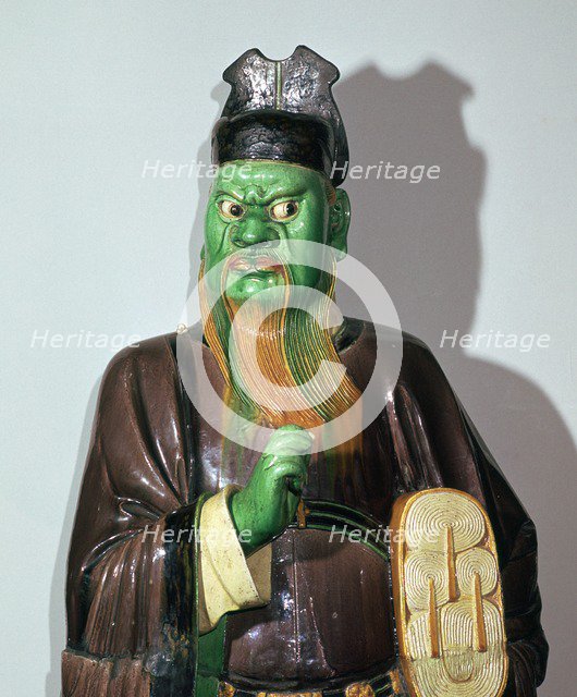 Chinese statuette of a judge of Hell. Artist: Unknown