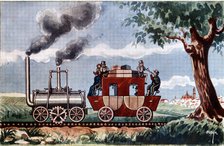 Railroad Project from Jerez de la Fontera to Puerto de Santa Maria, opened to traffic in 1854, en…