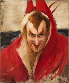 Grigory Grigoryevich Ge (1867-1942) as Mephistopheles. Creator: Repin, Ilya Yefimovich (1844-1930).