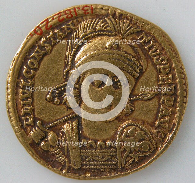 Solidus, Byzantine, 337-361. Creator: Unknown.