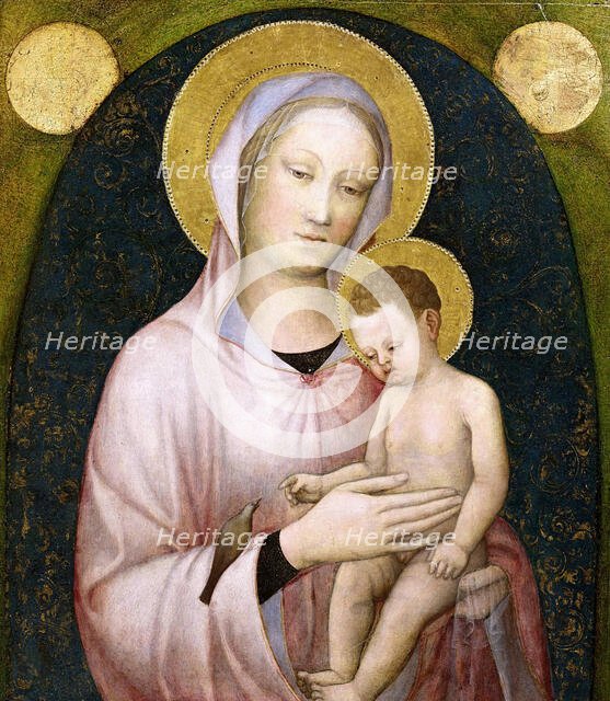 Virgin and Child, c. 1440. Creator: Bellini, Jacopo (c. 1400-c. 1470).