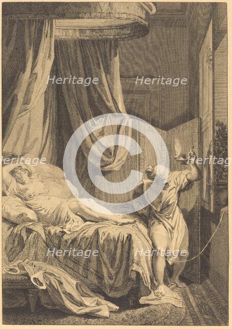 La gageure des trois commeres: Le fil. Creator: Unknown.