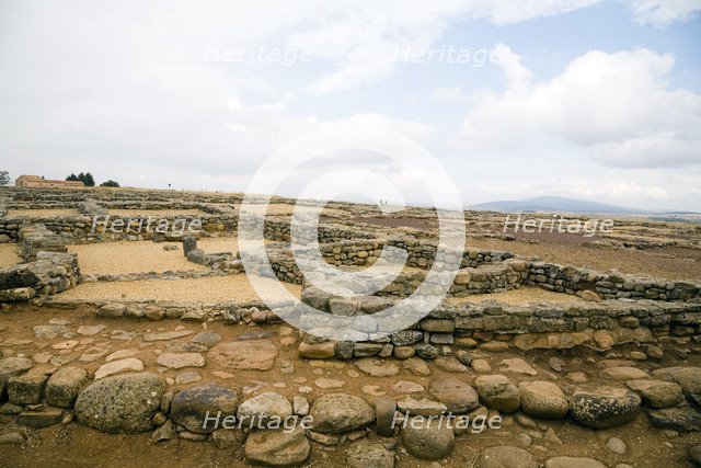 Public buildings in Numantia (Numancia), Spain, 2007. Artist: Samuel Magal