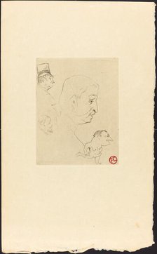 Sketch (Croquis), 1898. Creator: Henri de Toulouse-Lautrec.