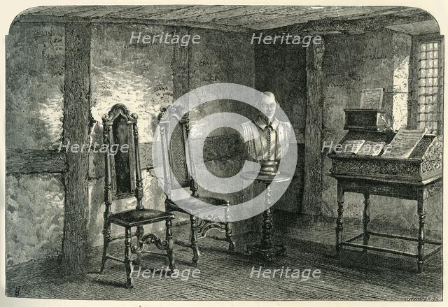 'The Room where Shakespeare was born', c1870.