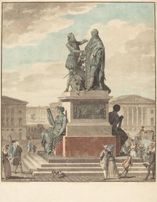 Projet d'un monument a ériger pour le roi, 1790. Creator: Jean Francois Janinet.