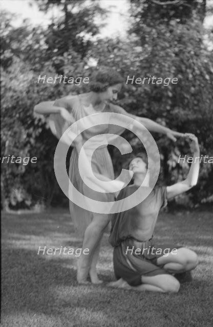 Desha and Leah dancing in Port Washington, 1921 Aug. 21. Creator: Arnold Genthe.