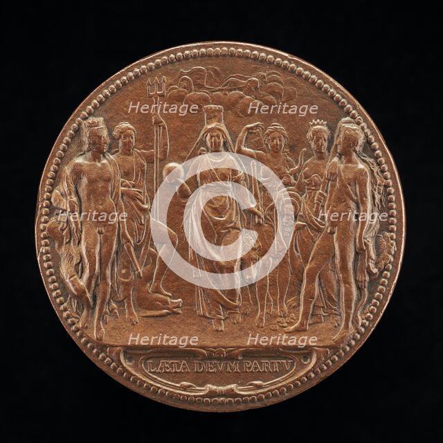 The Queen as Mother of the Gods [reverse], 1624. Creator: Abraham Dupre.