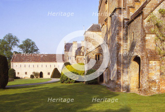 West facade of Forde Abbey, Dorset, 20th century. Artist: CM Dixon.